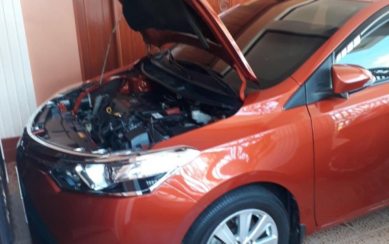 Orange Toyota Vios 2013 Sedan for sale in Bacoor-3