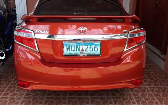 Orange Toyota Vios 2013 Sedan for sale in Bacoor-1