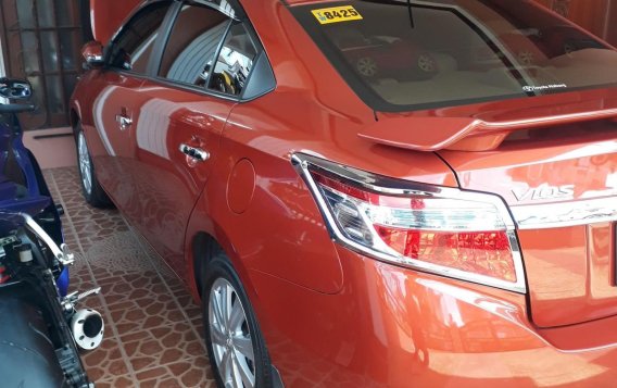 Orange Toyota Vios 2013 Sedan for sale in Bacoor-6