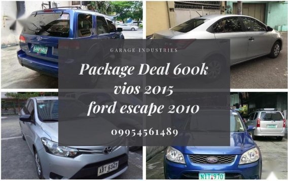 Silver Toyota Vios 2015 for sale in Dasmarinas-3