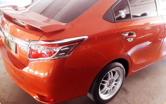 Orange Toyota Vios 2016 Sedan at Automatic  for sale in Manila-2