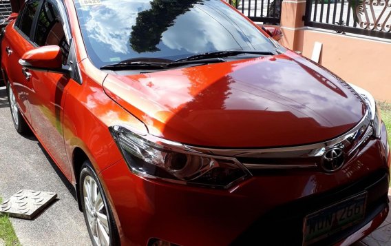 Orange Toyota Vios 2013 Sedan for sale in Bacoor-2