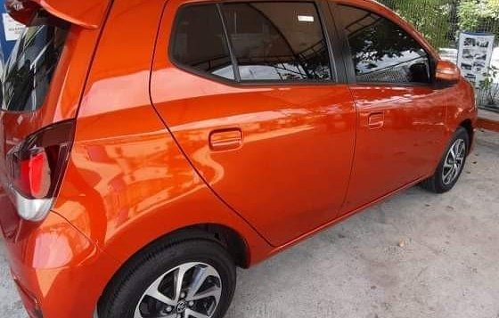 Orange Toyota Wigo 2018 for sale in Manila