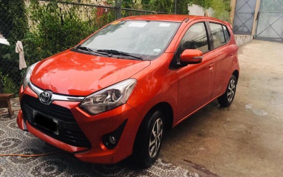 Orange Toyota Wigo 2019 for sale in Baguio City