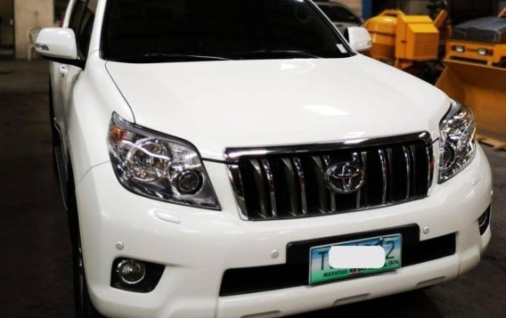 Pearl White Toyota Land Cruiser Prado 2012 for sale in Quezon City