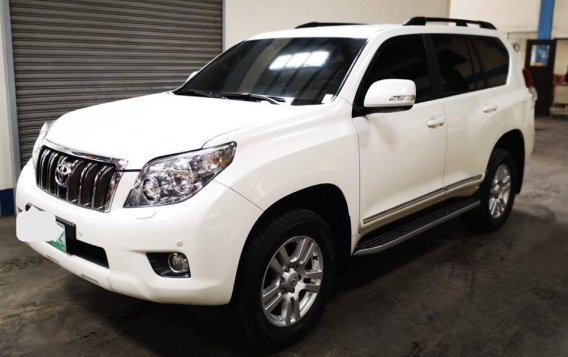 Pearl White Toyota Land Cruiser Prado 2012 for sale in Quezon City-1