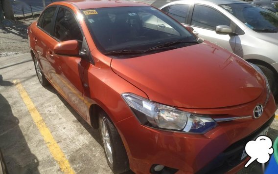 Selling Orange Toyota Vios 2017 in Makati