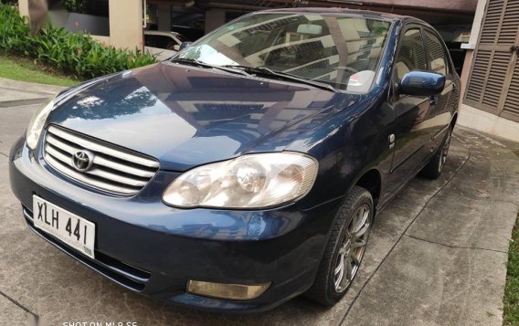 Blue Toyota Altis 2003 for sale in Quezon City