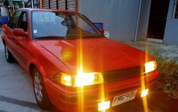Red Toyota Corolla 1990 for sale in Taytay