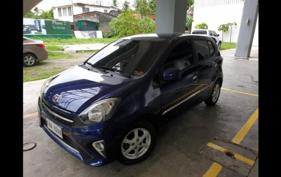 Blue Toyota Wigo 2017 for sale in Bacolod