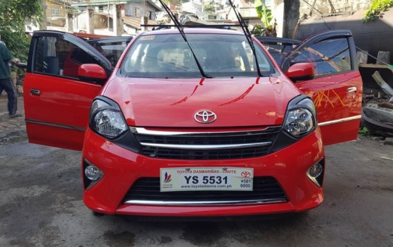 Selling Red Toyota Wigo 2016 in Manila