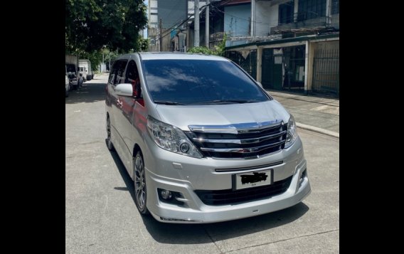 Silver Toyota Alphard 2014 for sale in Quezon City