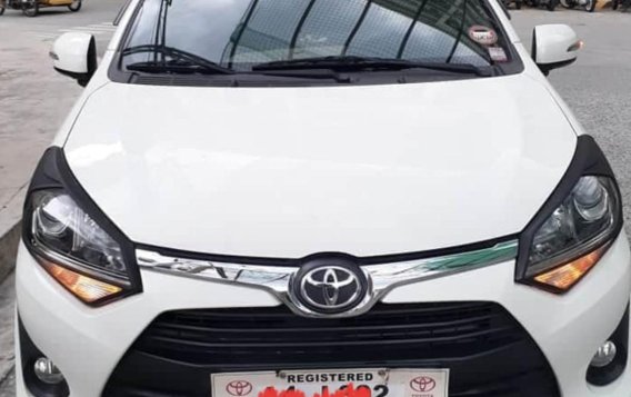 White Toyota Wigo for sale in Manila