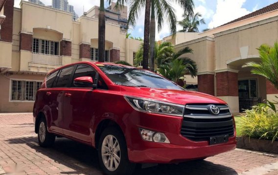 Selling Red Toyota Innova 2018 for sale in Manila