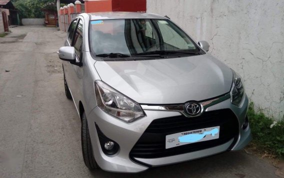 Silver Toyota Wigo for sale in Manila