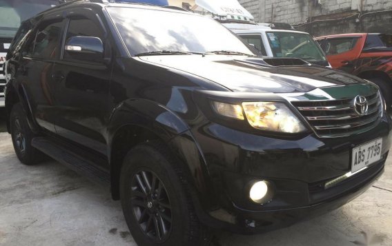 Black Toyota Fortuner 2016 for sale in Manila-1