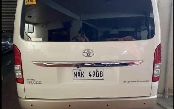 White Toyota Hiace Super Grandia for sale in Manila-1