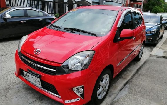 Red Toyota Wigo for sale in Manila-1