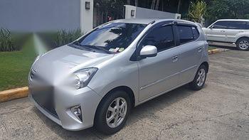 Silver Toyota Wigo for sale in Manila-1