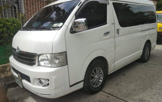 White Toyota Hiace Super Grandia 2008 for sale in Manila