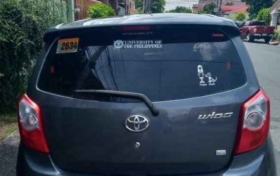 Sell Grey 2014 Toyota Wigo in Quezon City-1