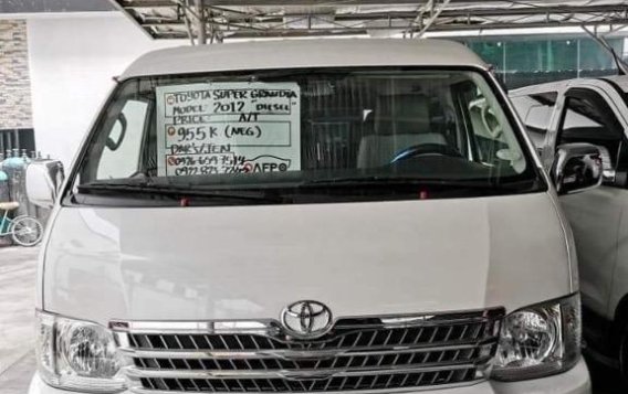 Sell White Toyota Hiace Super Grandia 2012 in Las Piñas-7