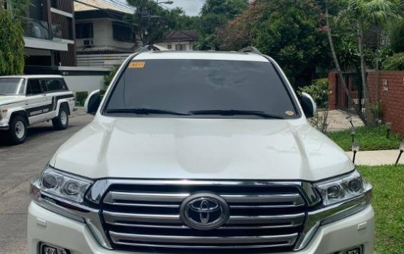 Pearl White Toyota Land Cruiser for sale in Pasig -5