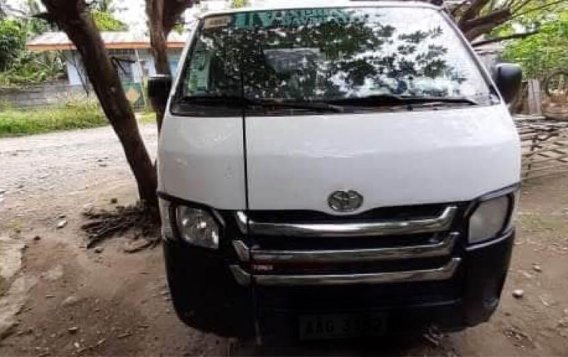 White Toyota Hiace for sale in Davao