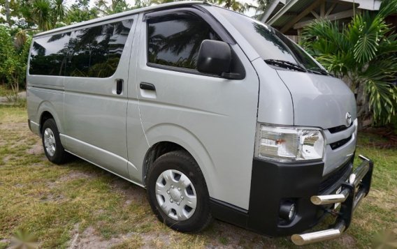 Silver Toyota Hiace 2010 for sale in Mambajao
