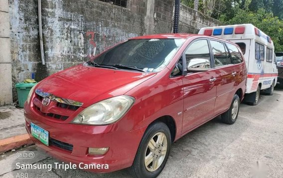 Red Toyota Innova for sale in Manila-5