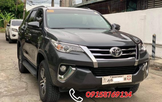 Black Toyota Fortuner 2018 for sale in Las Piñas