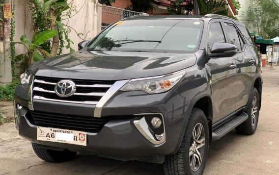 Black Toyota Fortuner 2018 for sale in Las Piñas-1