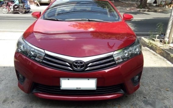Red Toyota Corolla Altis 2014 for sale in Makati