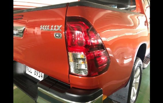 Orange Toyota Hilux 2018 at 27364 km for sale in Manila-6