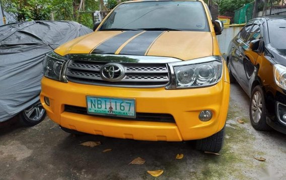 Yellow Toyota Fortuner 2009 for sale in Quezon City