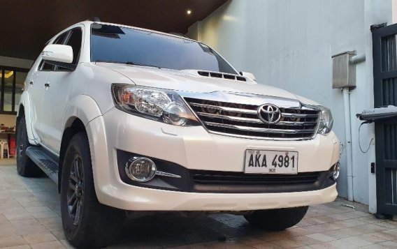 Sell Pearl White 2015 Toyota Fortuner in Banaue-7