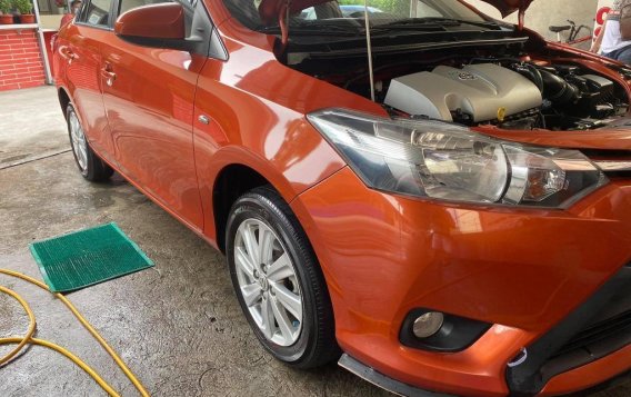 Orange Toyota Vios 2018 for sale in Quezon City-3