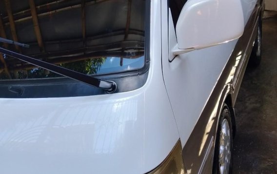 White Toyota Hiace Super Grandia 2002 for sale in Iloilo