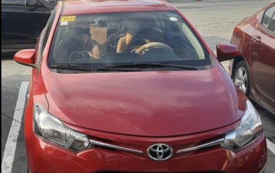 Red Toyota Vios 2017 for sale in Manila