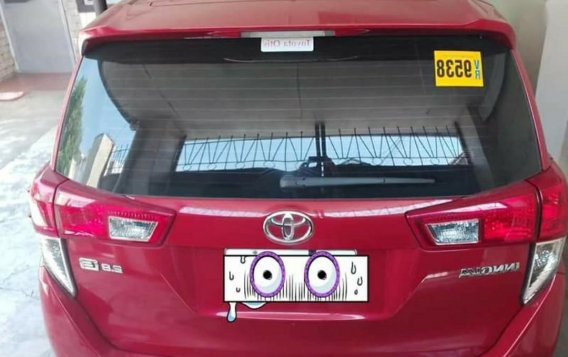 Red Toyota Innova 2017 for sale in Manila-1