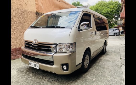 Sell White 2016 Toyota Hiace in Quezon City-1