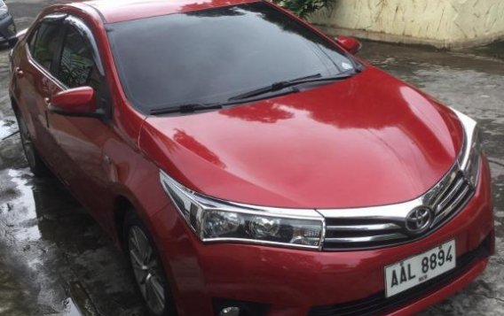 Red Toyota Corolla Altis 2014 for sale in Manila