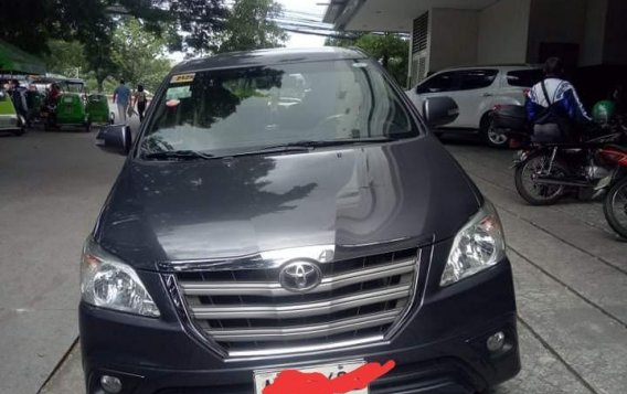 Grey Toyota Innova 2015 for sale in Manila-2