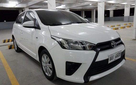 White Toyota Yaris 2014 for sale in Manila