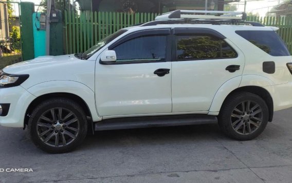 Pearl White Toyota Fortuner 2015 for sale in Orani-2