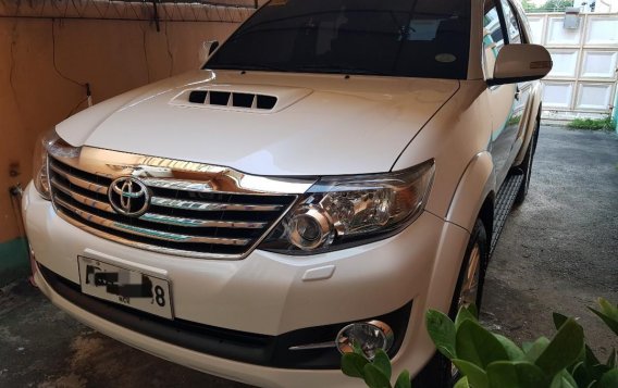 Pearl White Toyota Fortuner 2015 for sale in Cabanatuan