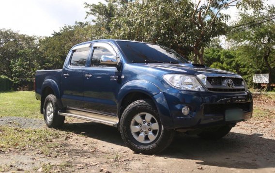 Blue Toyota Hilux 2008 for sale in Quezon