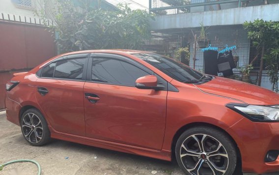 Orange Toyota Vios 2015 for sale in Valenzuela-2