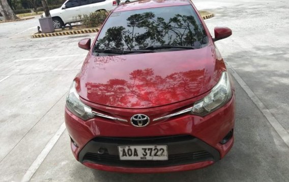 Red Toyota Vios 2015 for sale in San Antonio