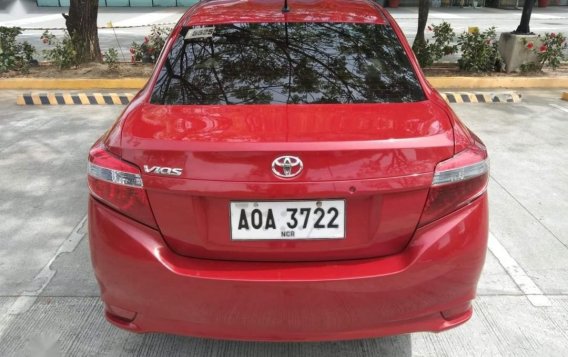 Red Toyota Vios 2015 for sale in San Antonio-1
